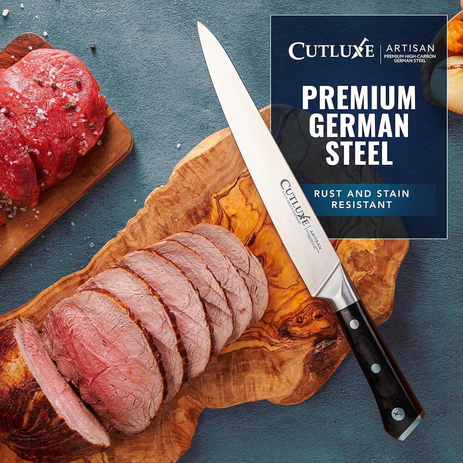 Regalo culinario para hombres: conjunto de cuchillo y tenaza de alto rendimiento.
