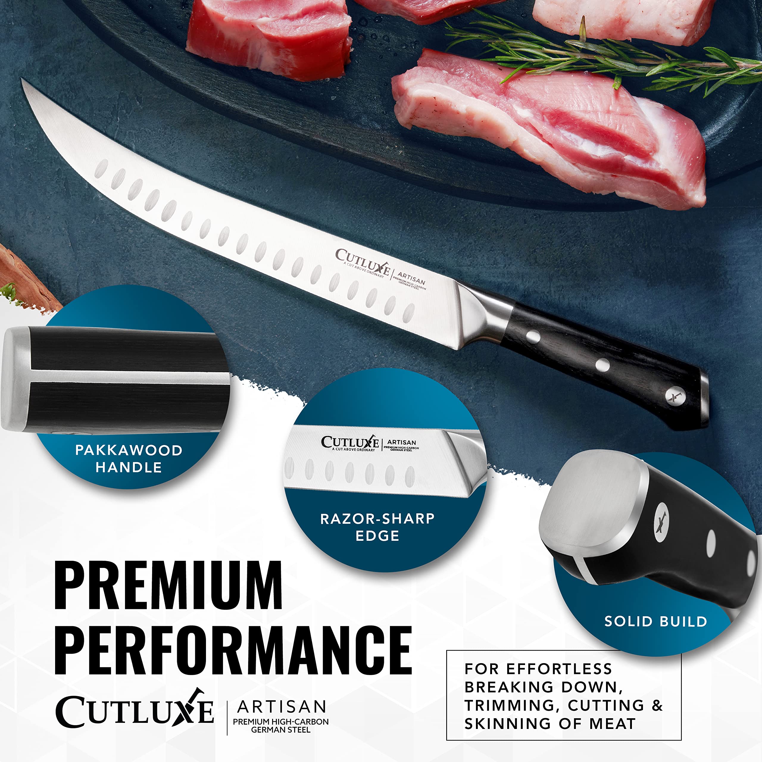 Diseño premium con garantía de por vida de Cutluxe
