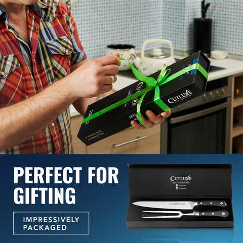 Tenaza de pavo Cutluxe de 6 pulgadas para sujetar la carne con control.