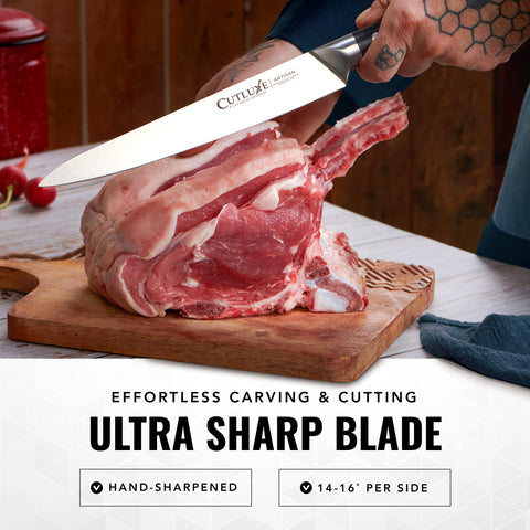 Uso en barbacoa y pecho de res para asar con estilo Cutluxe.