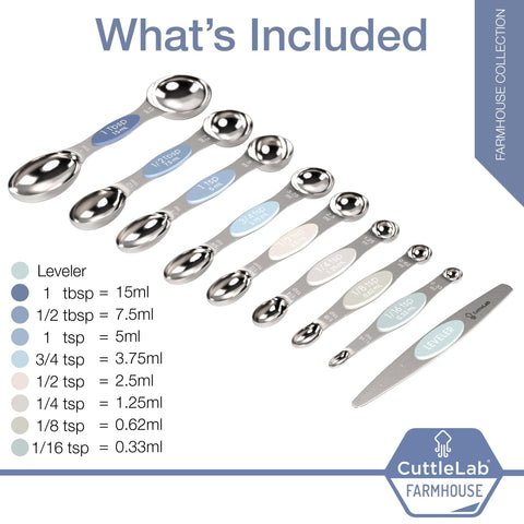 CuttleLab conjunto apilable para almacenamiento compacto en cocina.
