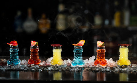 Vasos chupito Cuzubex para whisky, diseño robusto para uso diario