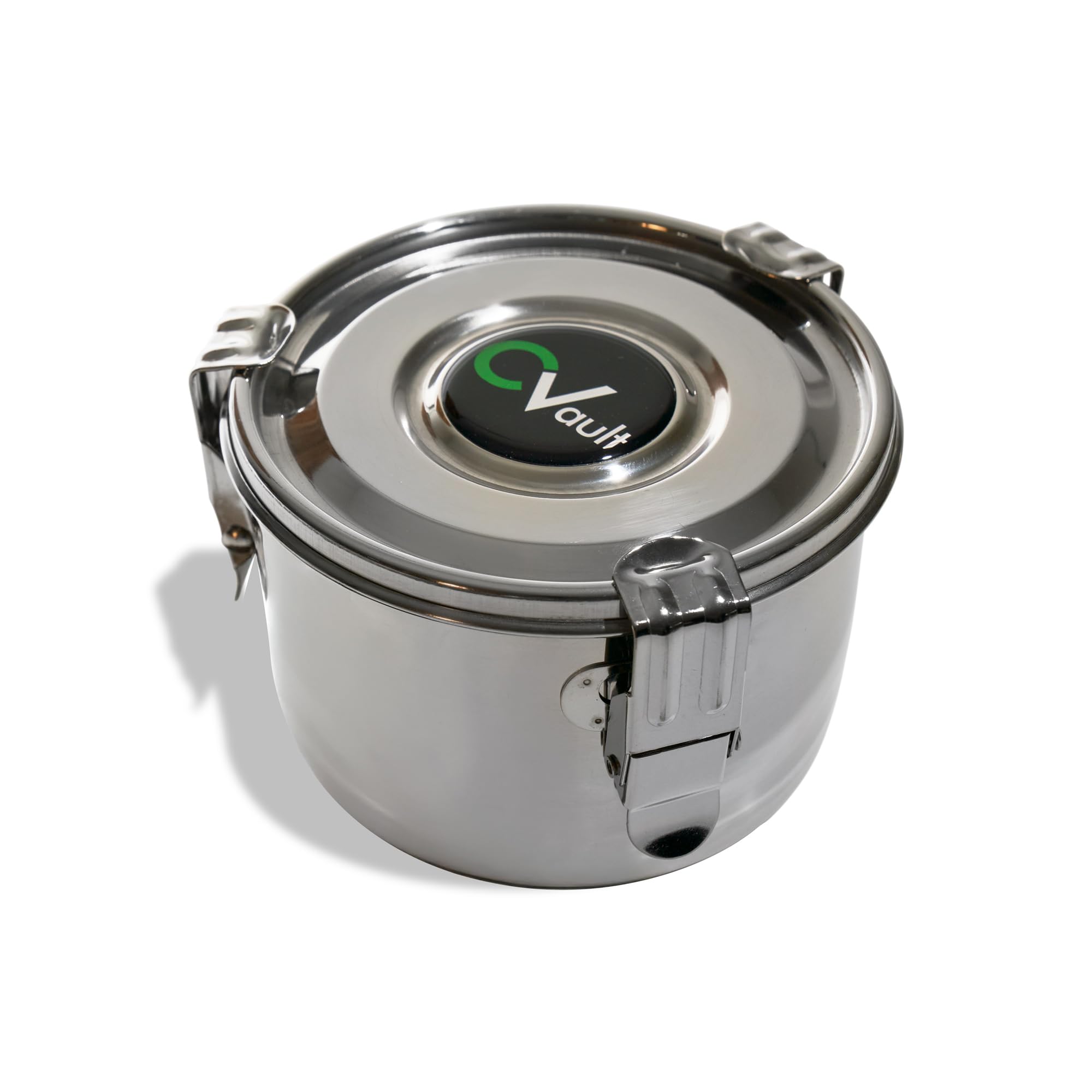 CVAULT contenedor grande 2 oz, hermético y a prueba de luz para conservación óptima.