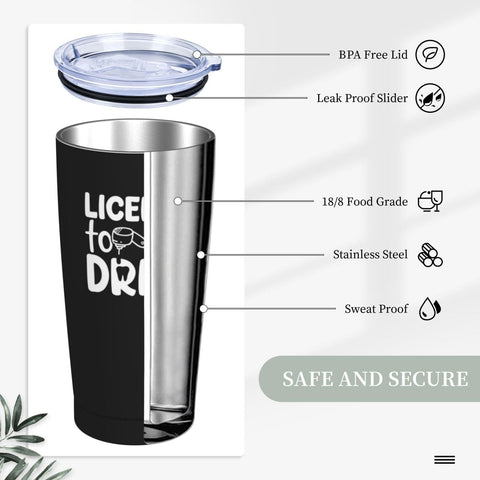 Cwutoba tumbler con aislamiento doble para bebidas estables.