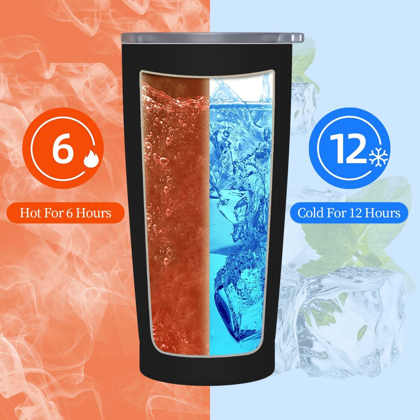 Cwutoba tumbler para uso diario, perfecto en coche y oficina.
