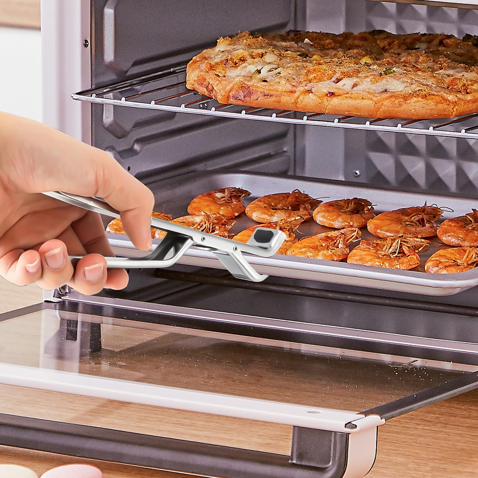 Clip para microondas y horno Cxqbsmy, compatible con varios tamaños de tazones.