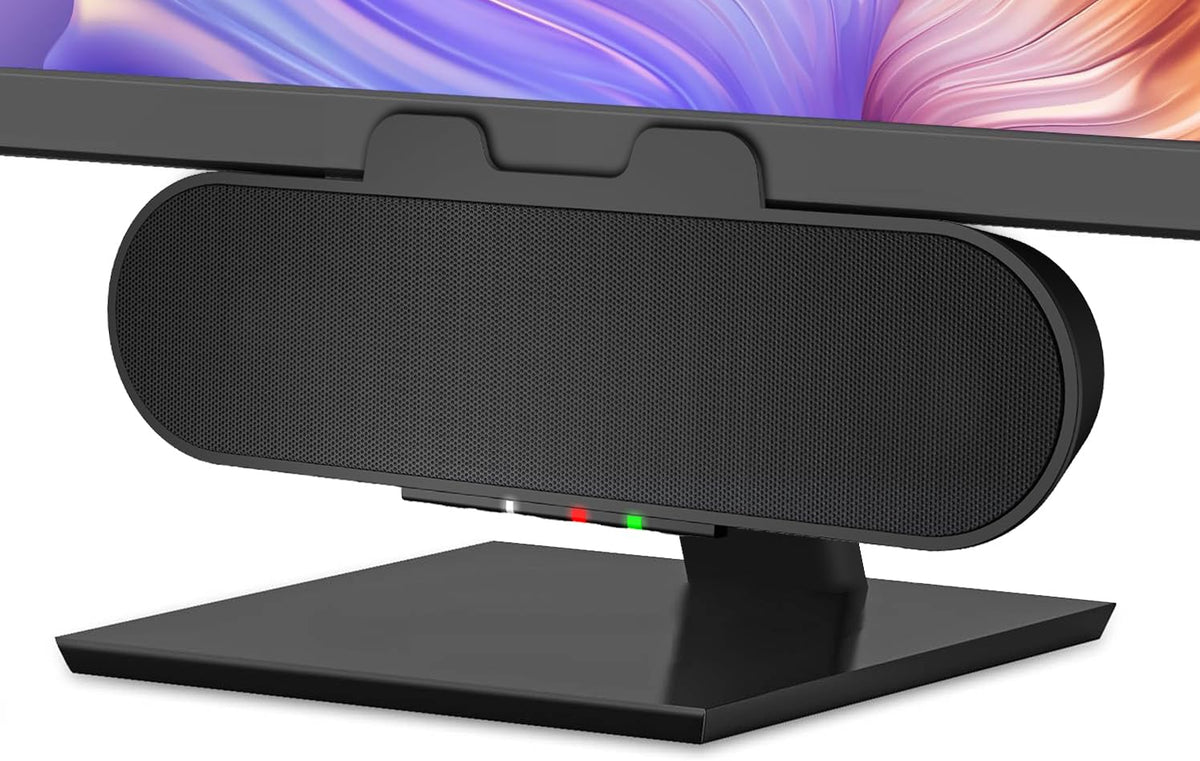 Cyber Acoustics CA-2890PRO barra de altavoces USB para escritorio con sonido claro y ideal para videollamadas