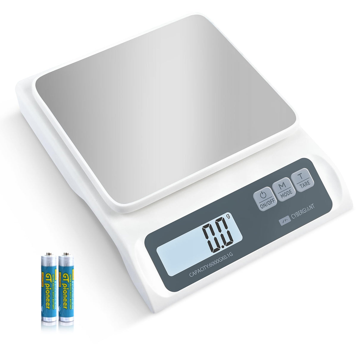 Cybergiant balanza de alimentos precisa muestra 13 lb para porciones consistentes en la cocina