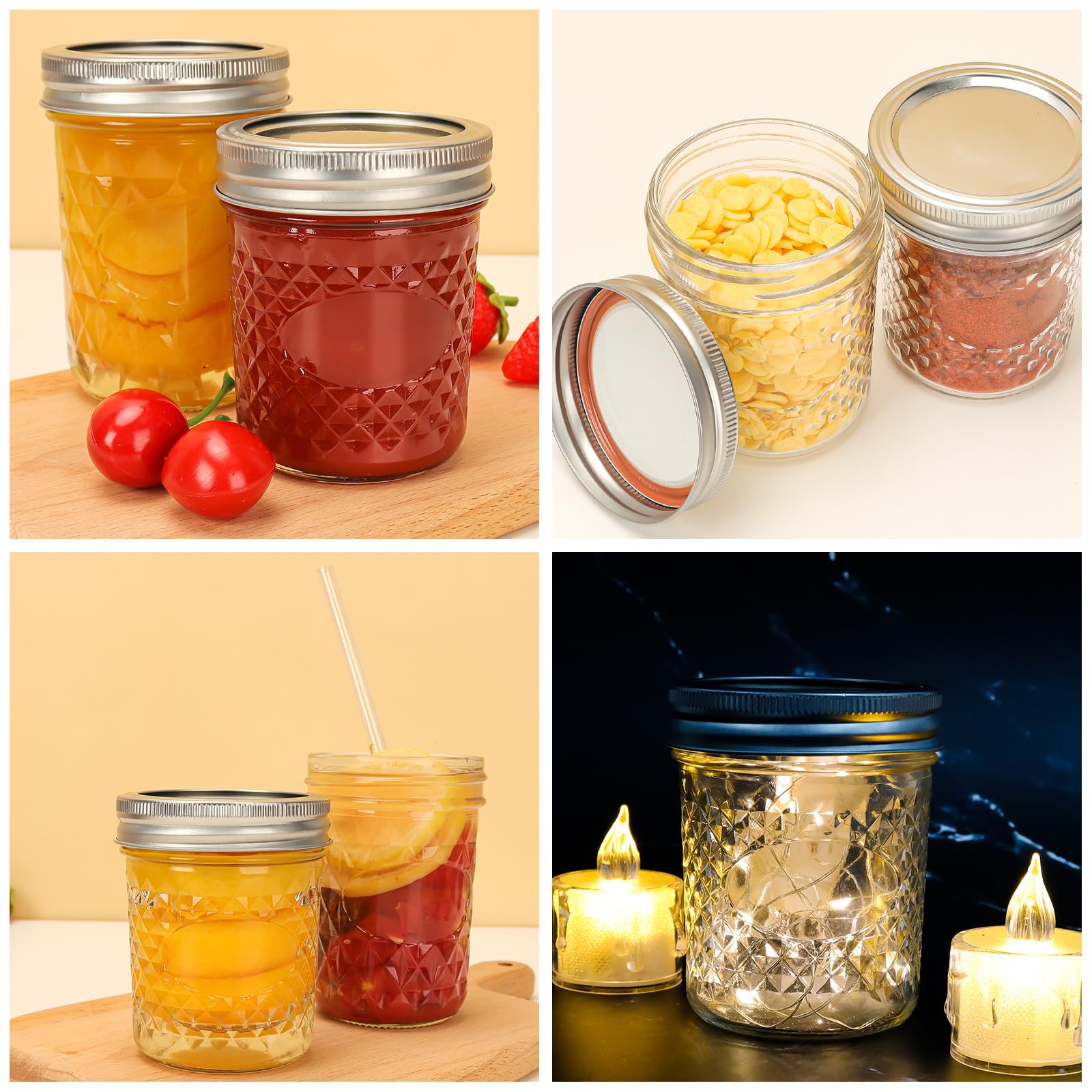 CycleMore tarro de cristal para especias, hierbas y dulces