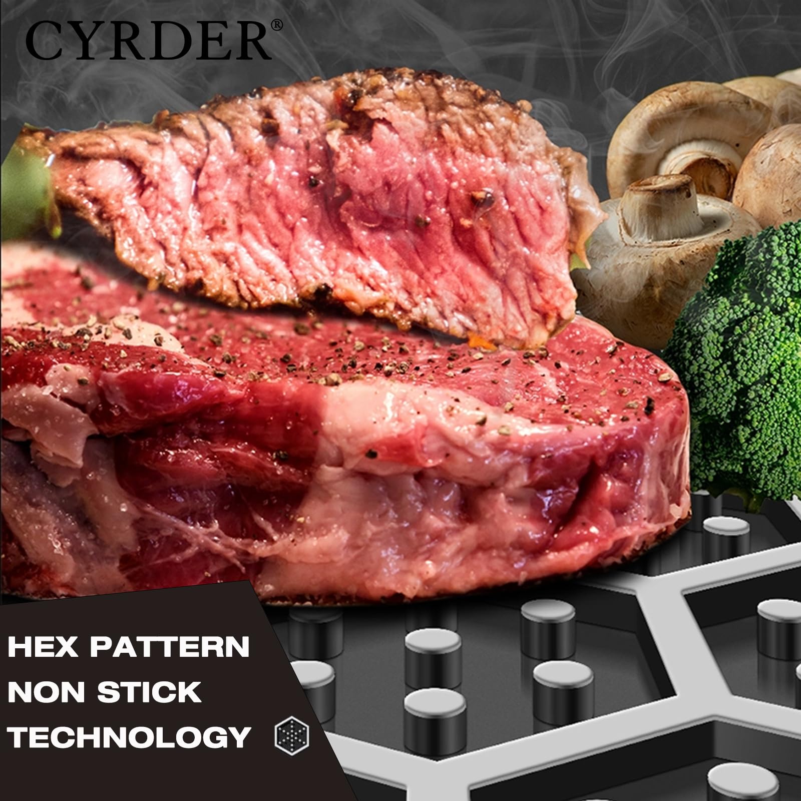 Inducción compatible Cyrder para cocinar en cualquier placa