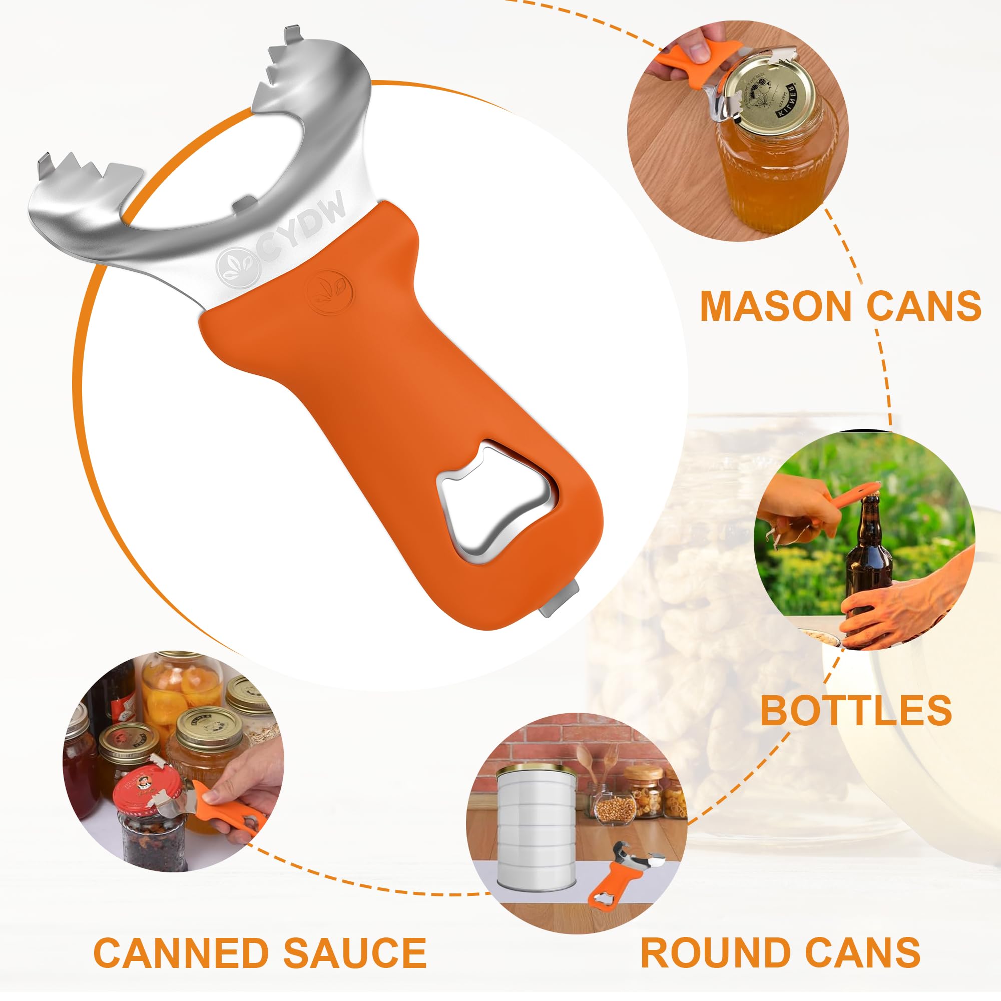 CYDW uso multipropósito para frascos, botellas y vasos en la cocina