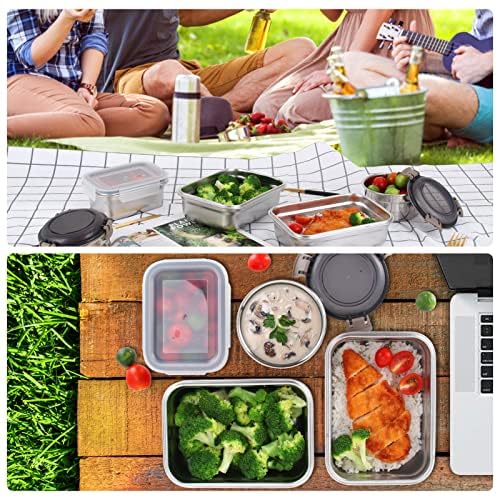 Cykorxicc reutilizables para preparaciones de comidas semanales en casa.