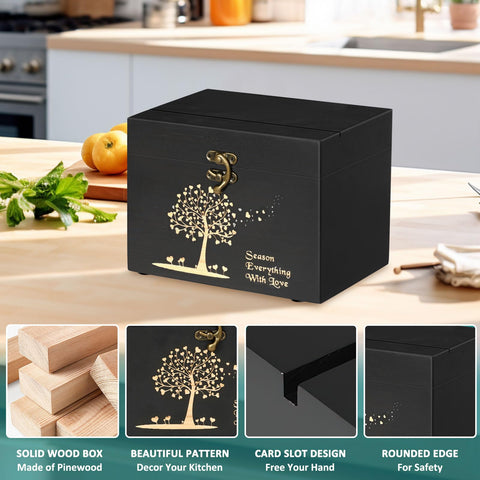 Divisores de madera de CypherX para organizar platos, pastas y más.