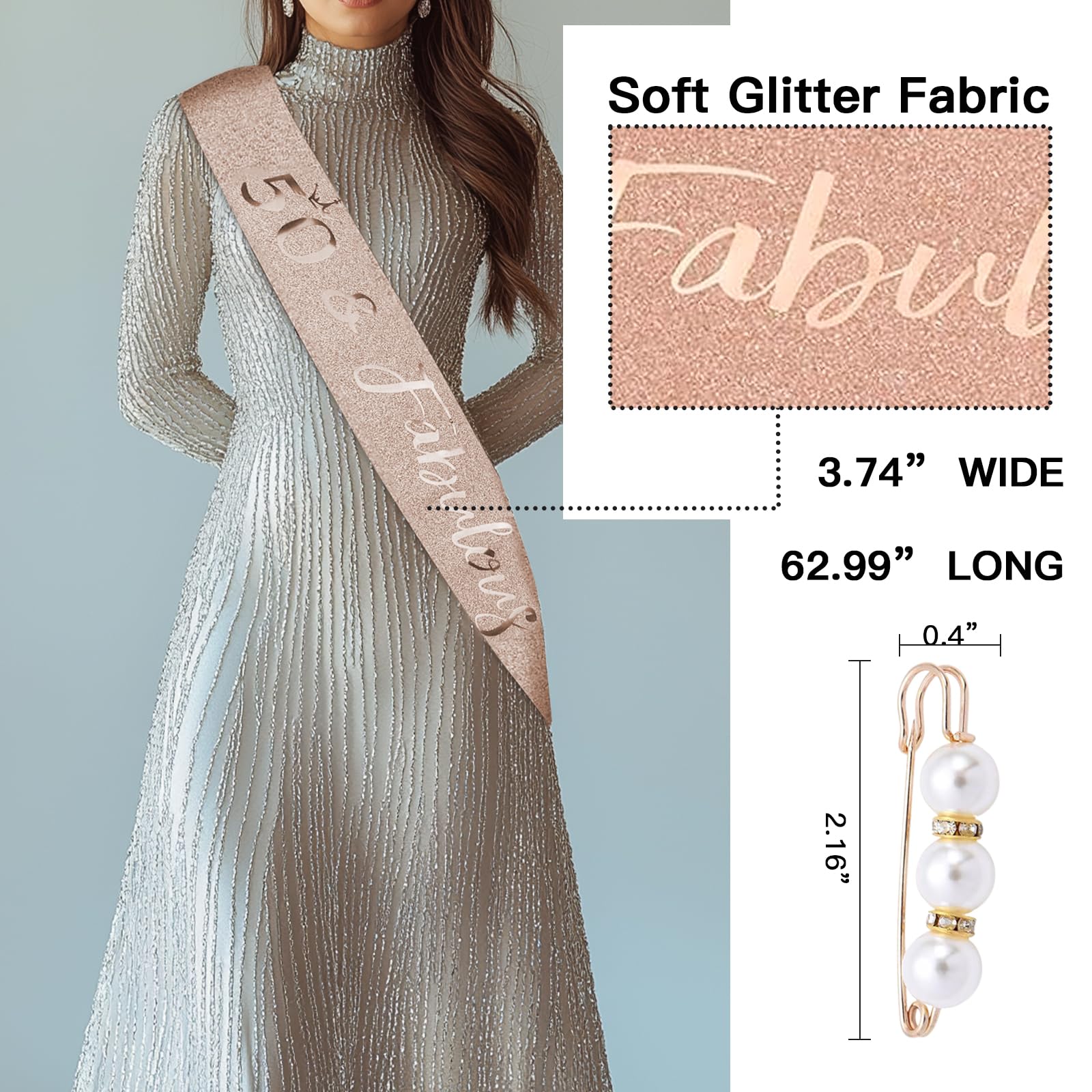 Cyrelwing alfiler de ajuste 50 años, garantiza un ajuste cómodo.