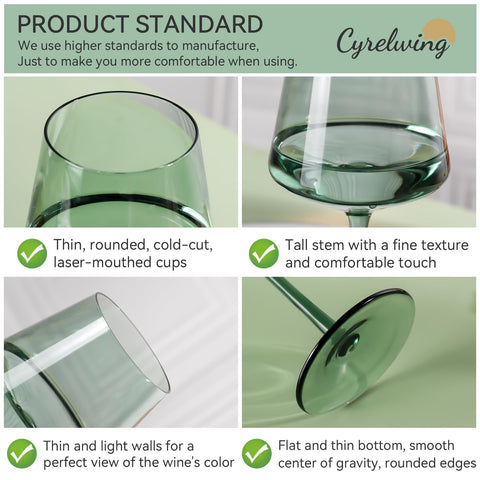 Cyrelwing cristal sin plomo, vaso ligero y resistente para uso diario.