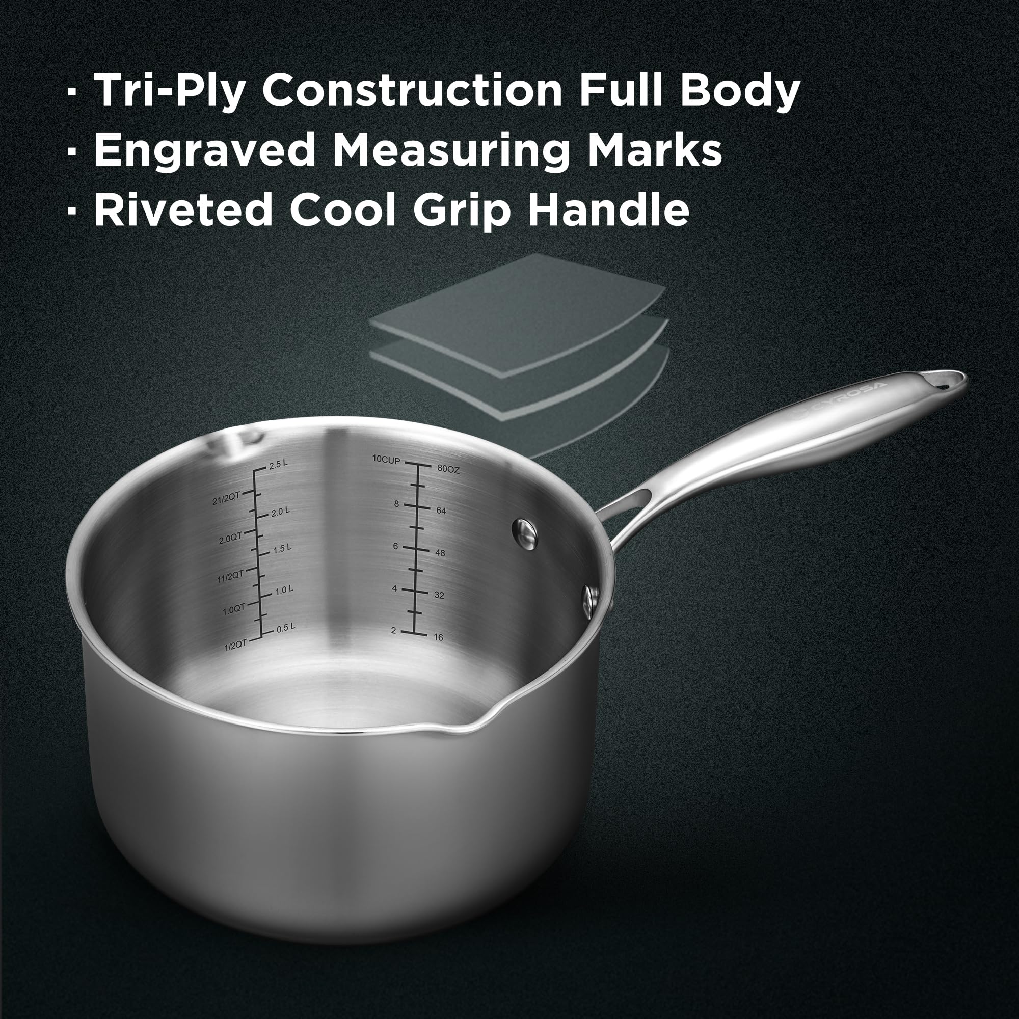 Cyrosa cesta de vapor de acero inoxidable para cocinar al vapor verduras