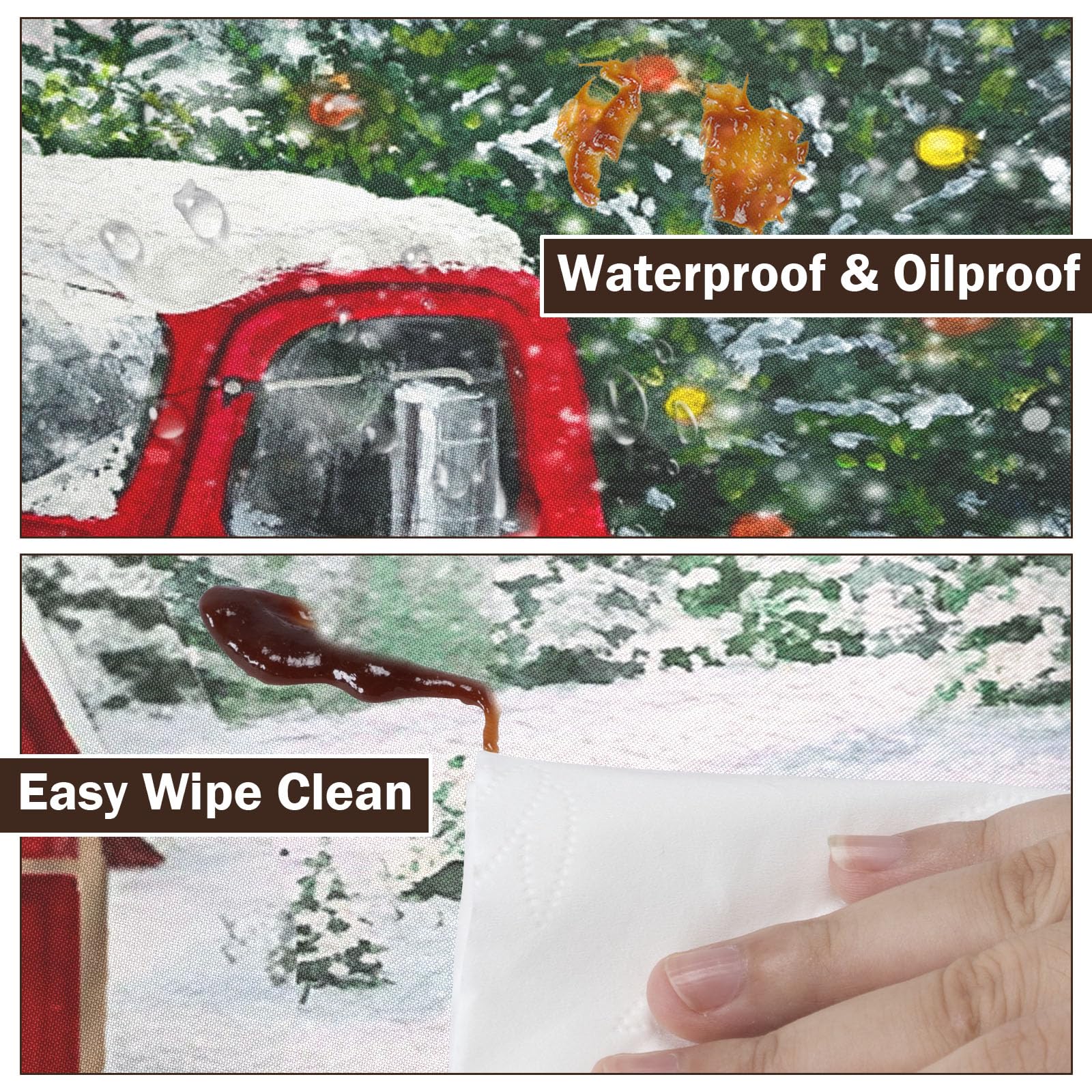 Funda con diseño navideño Camión Rojo de Czeservior para ocasiones festivas.