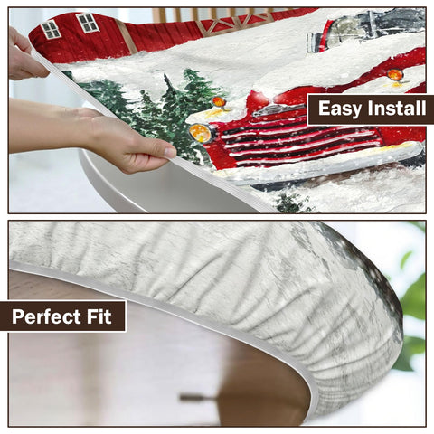 Funda redonda Czeservior 44-48 pulgadas para mesas de comedor de tamaño medio.