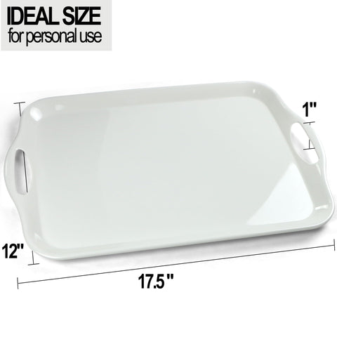 Bandeja Czlizdyt melamina rectangular 17,5 x 12 pulgadas para comidas