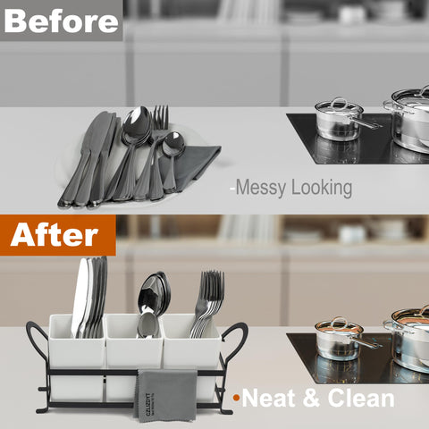 Czlizdyt solución de almacenamiento en la cocina para cubiertos