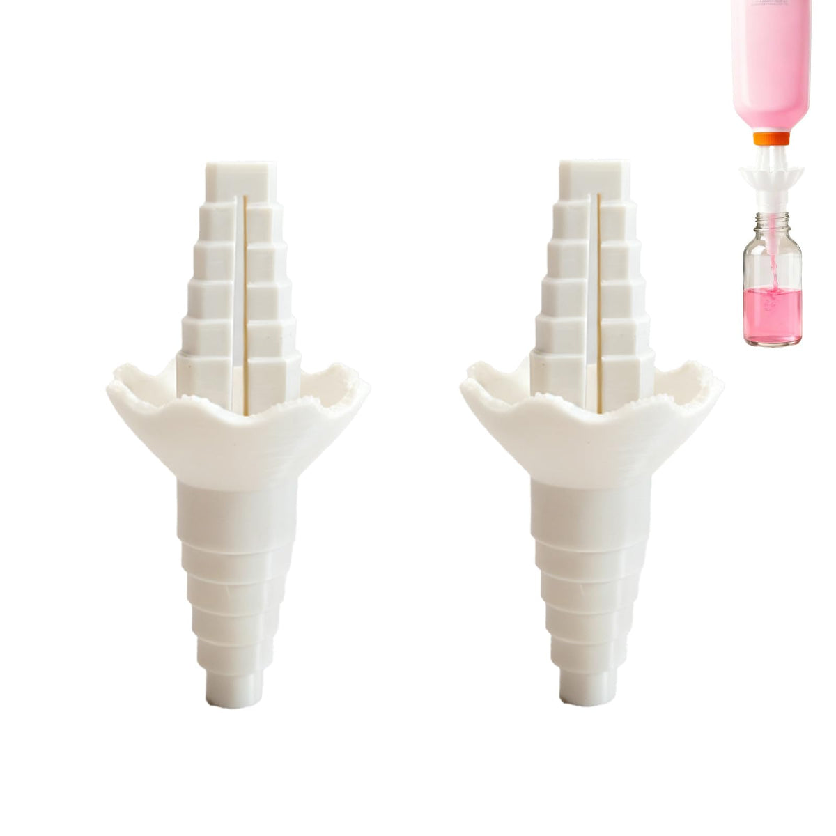 CZMZHFC conector de transferencia entre botellas para vaciar sin pérdidas.