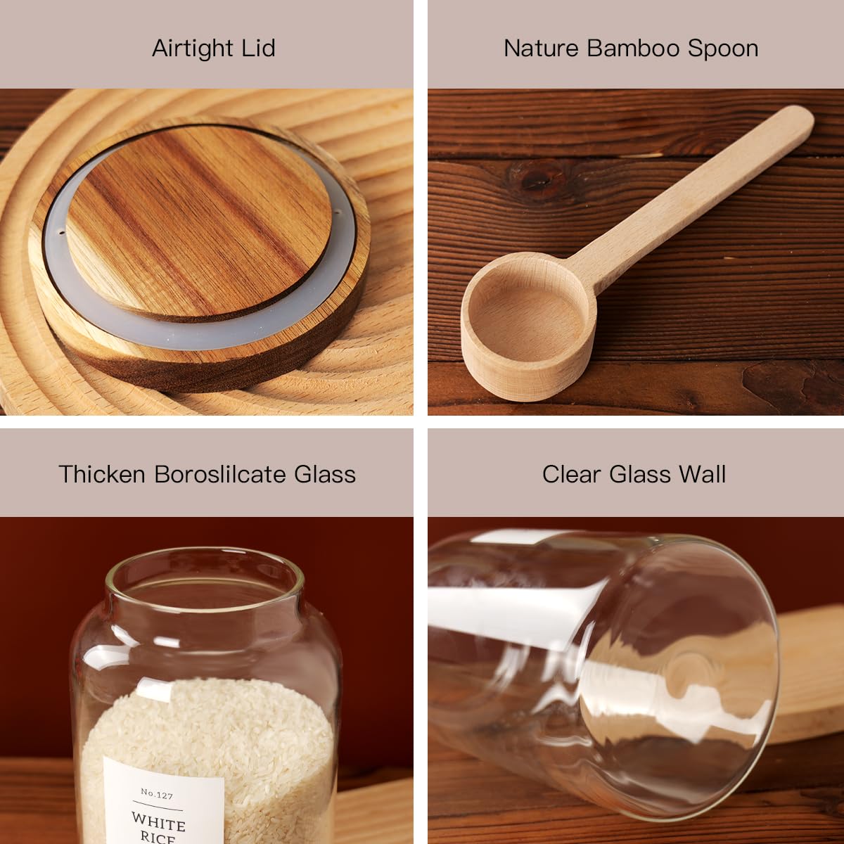 Ideal para té, café, especias o harinas con CZSZYGHBAO