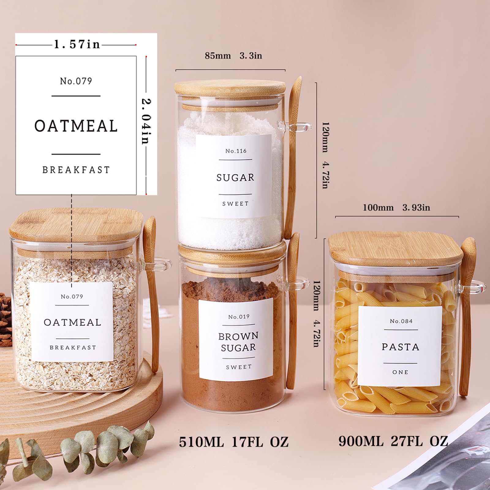 Conjunto CZSZYGHBAO para despensa organizada en cocinas modernas.