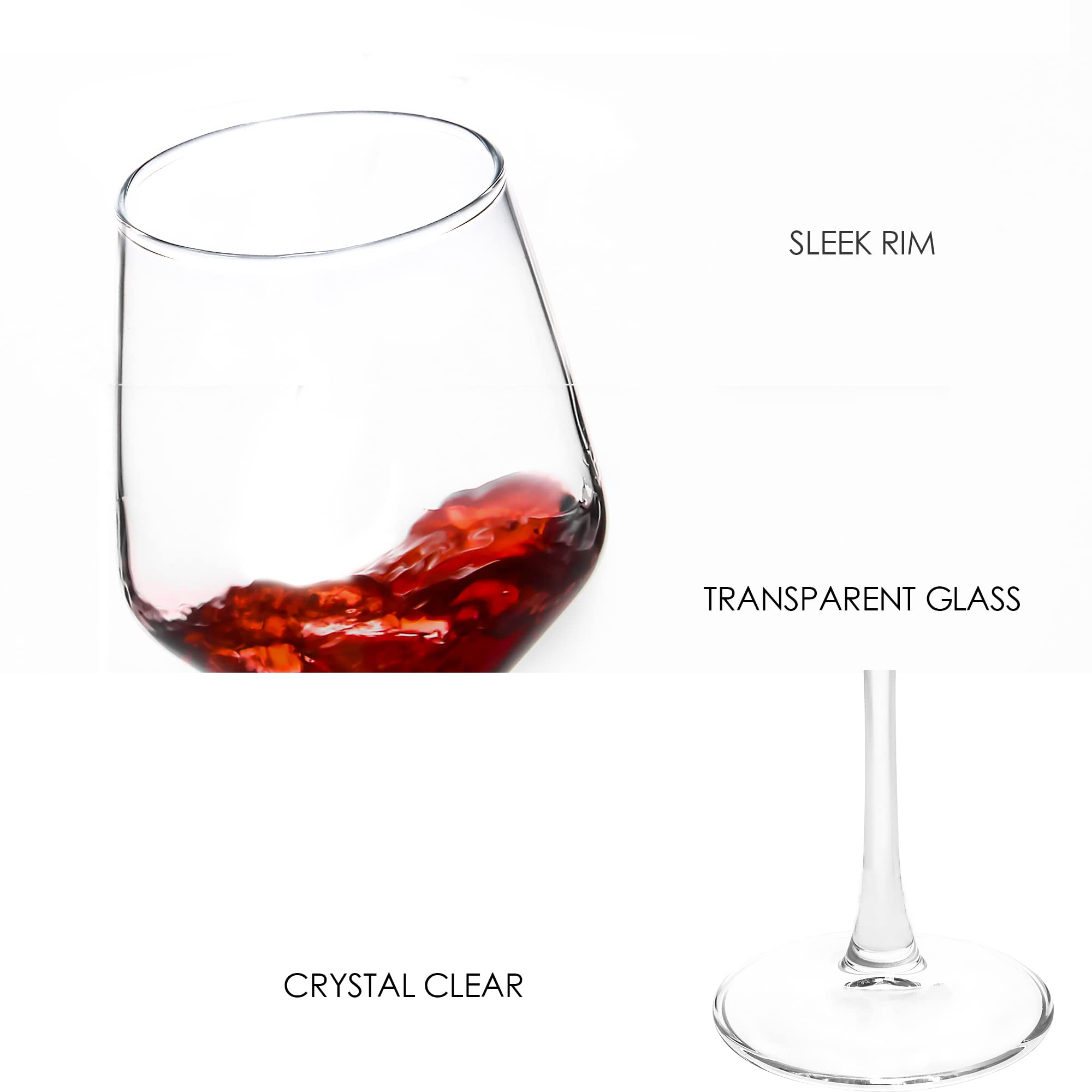 CZUMJJ copa de vino elegante con base estable para hoteles.