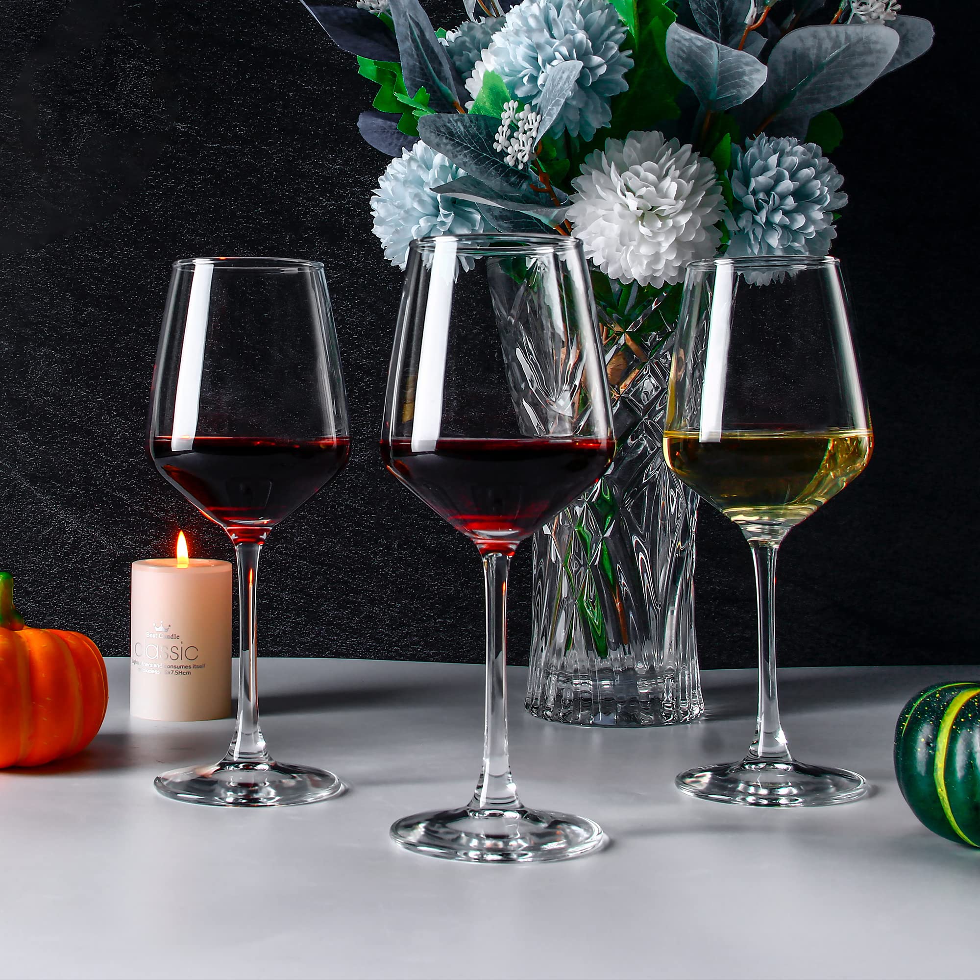 CZUMJJ set regalo de vasos de vino doce onzas para amantes del vino.