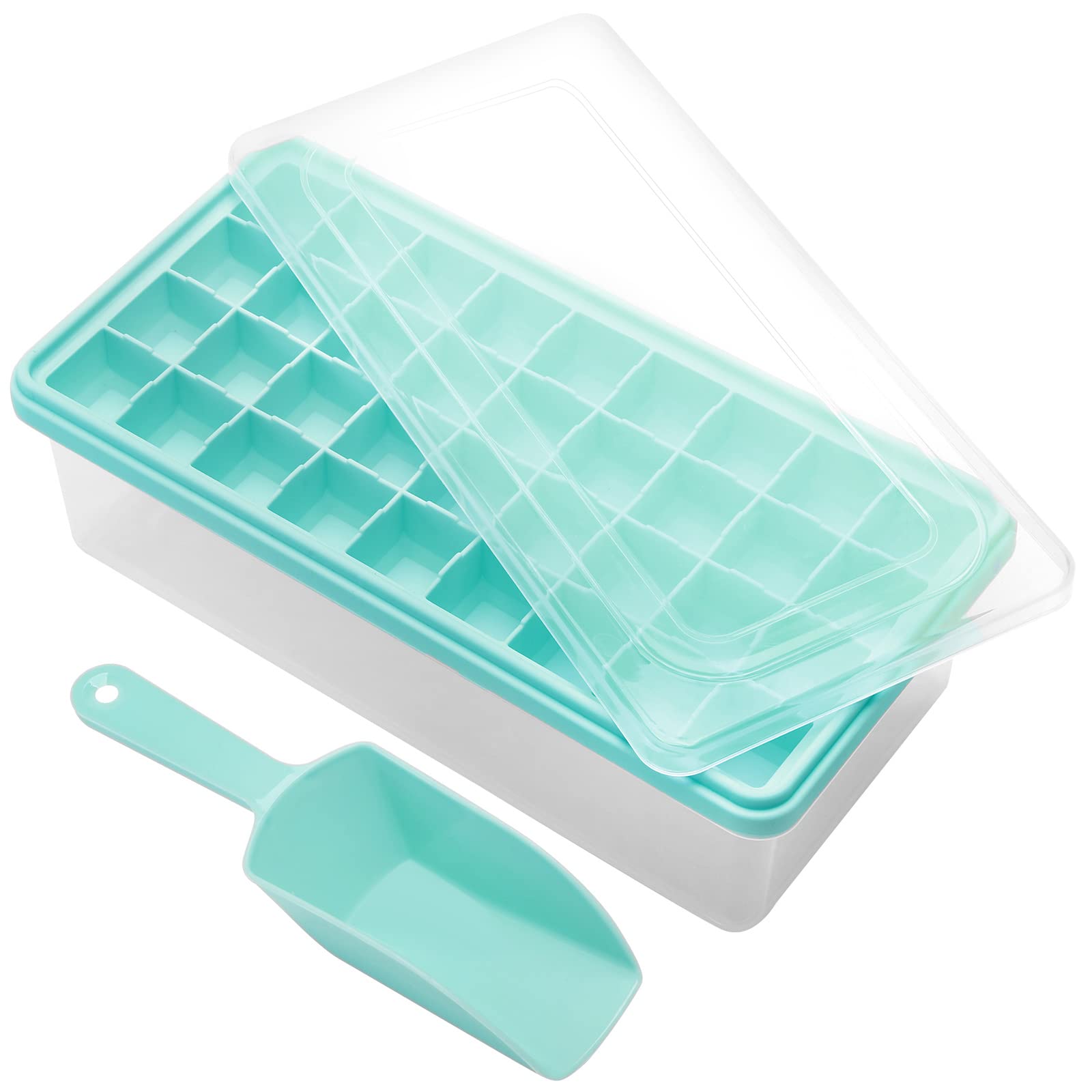 CZWL&HG bandeja de hielo de silicona, 36 cubos, fácil desmoldar para bebidas