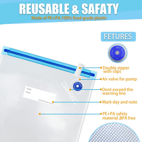 Diseño de doble cremallera Daarcin para sellado más resistente