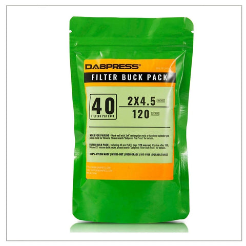 Bolsas filtrantes Dabpress 2x4,5 pulgadas para infusiones limpias.