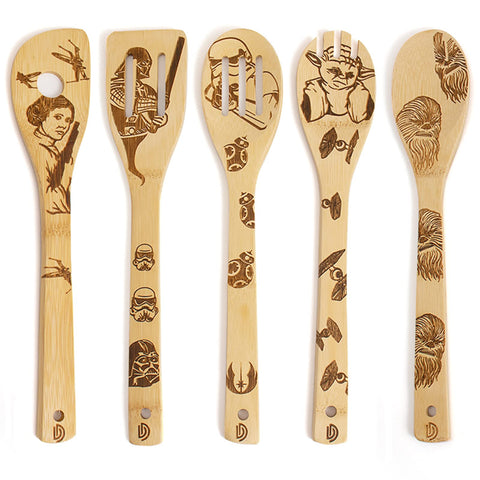 Cucharas sólidas DaceStar con diseño Star Wars para usar a diario y cocinar con comodidad