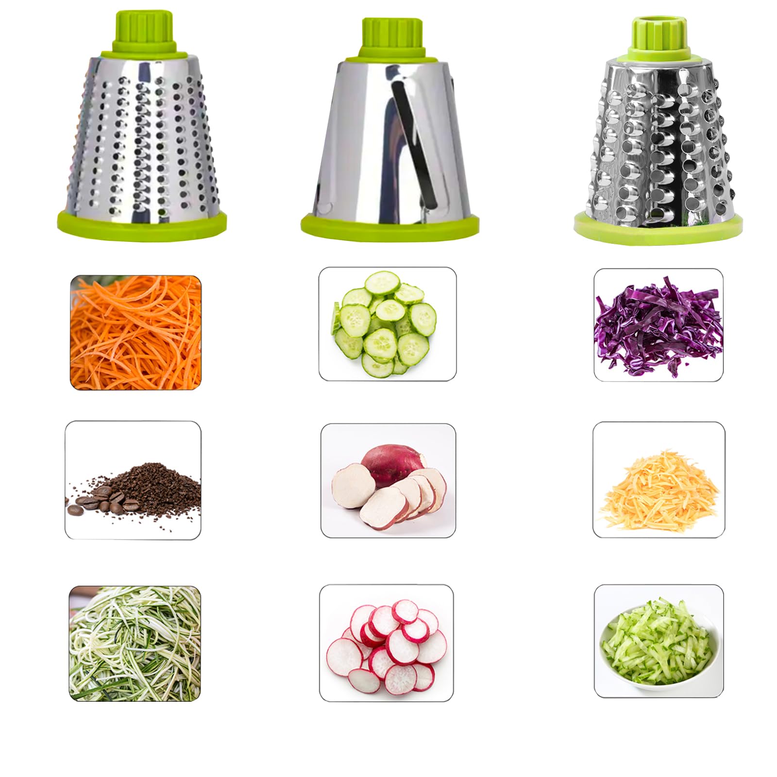 Dachenus rallador manual facilita la preparación de ensaladas y guarniciones