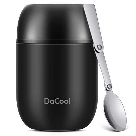 DaCool termo almuerzo aislado frente muestra diseño compacto para el día a día.