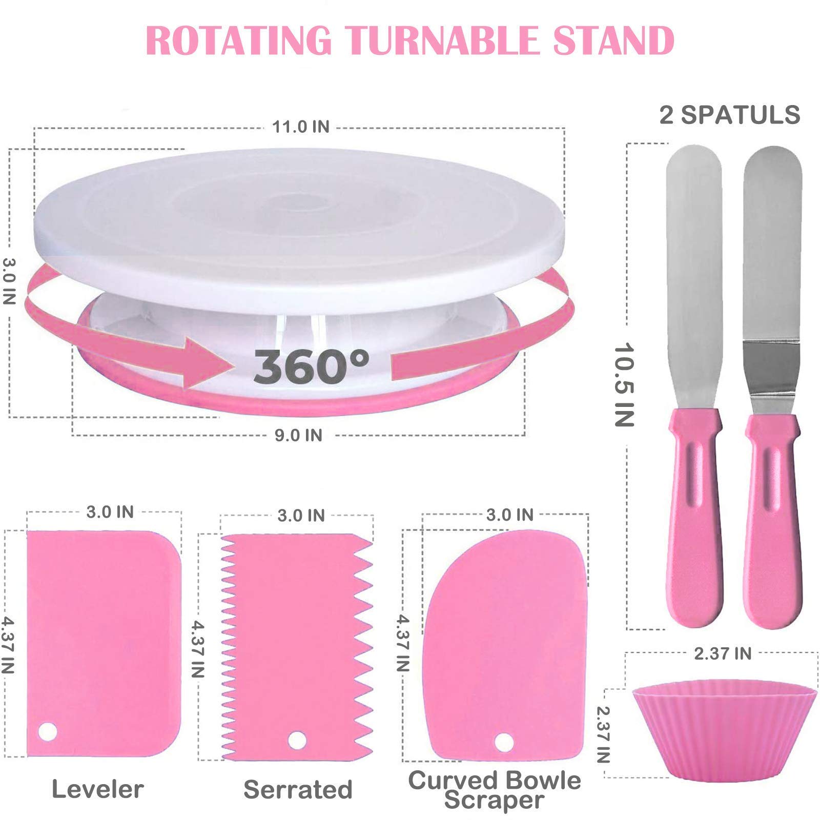 DAFONSO moldes para pasteles springform en tamaños 4/7/9 pulgadas, versátiles.
