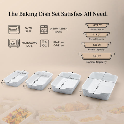 Cazuela Dafuceramic de 3,4 qt con mango, ideal para guisos familiares.