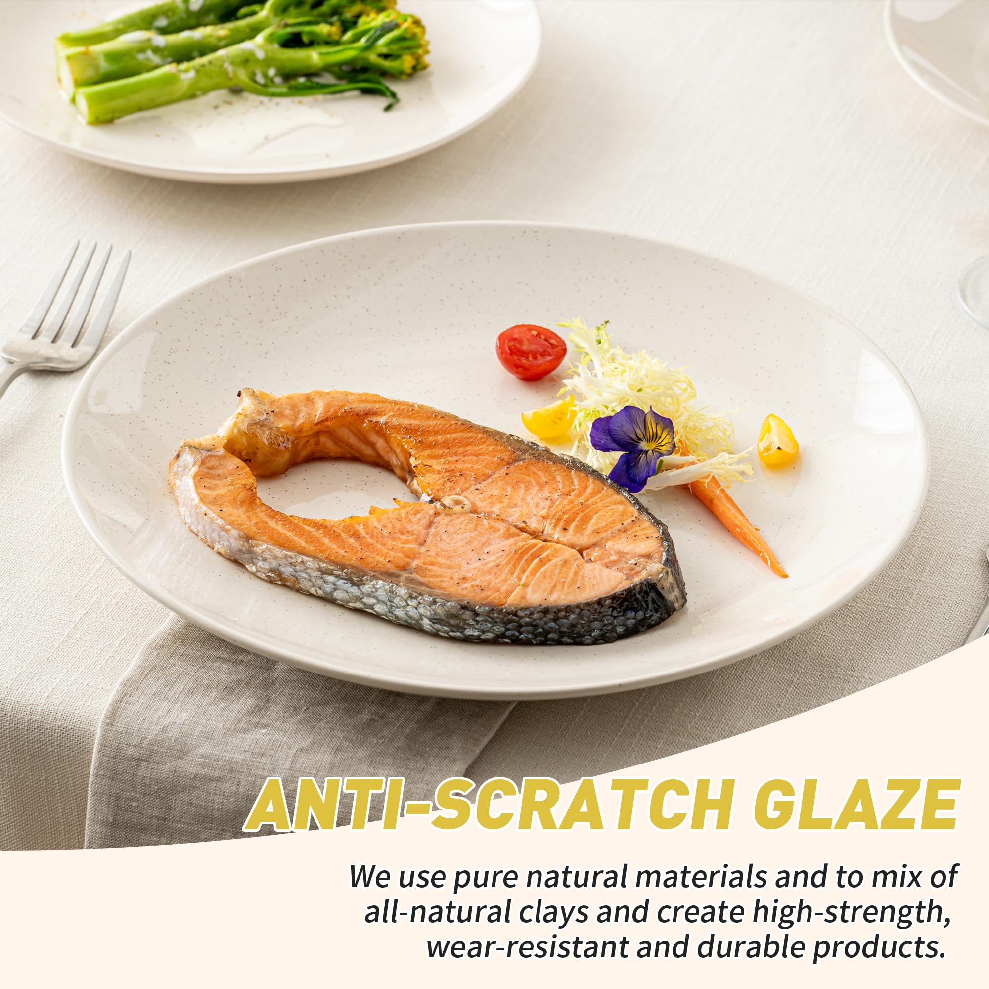 Dafuceramic materiales sin plomo y cadmio, calidad duradera para cualquier comida.