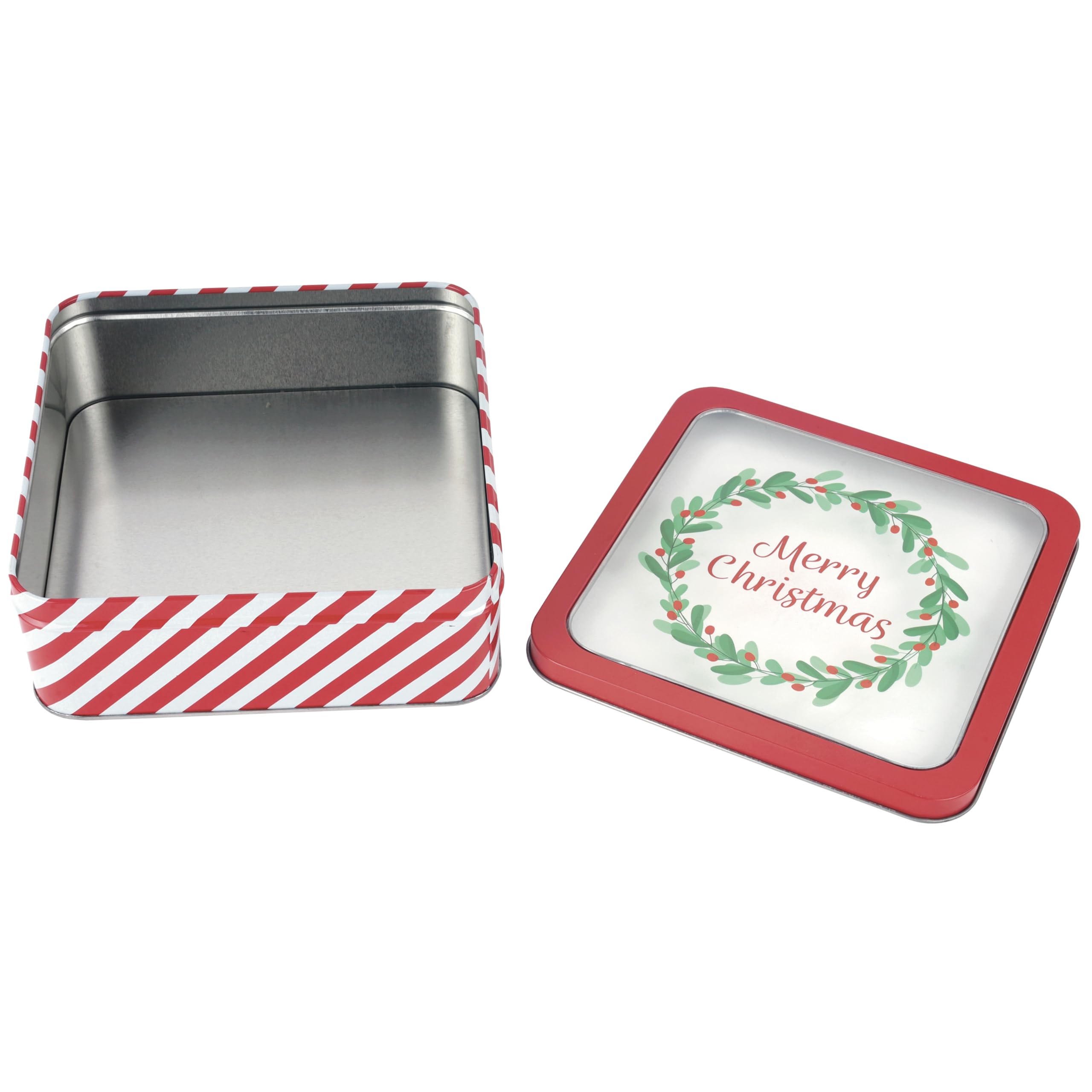 DAHO lata galletas Navidad tapa hermética para mantener frescura