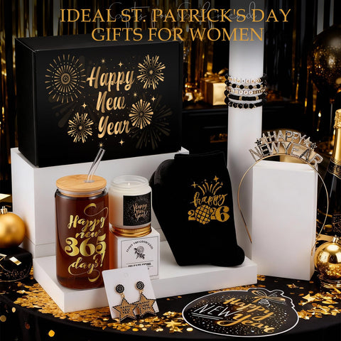 Daifunli calcetín navideno de Año Nuevo para decorar y regalar