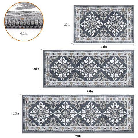 DailyCuddles alfombra cocina 20x48, perfecta para mostradores y protección de suelos