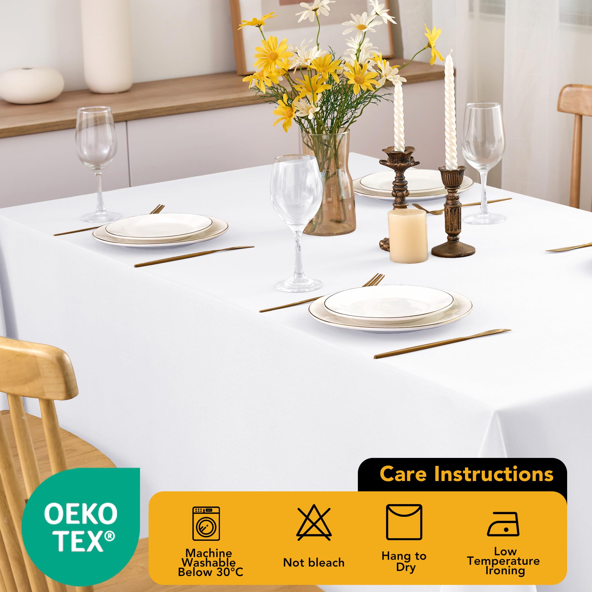 Dailyset ideal para bodas, aportando un toque limpio y sofisticado.