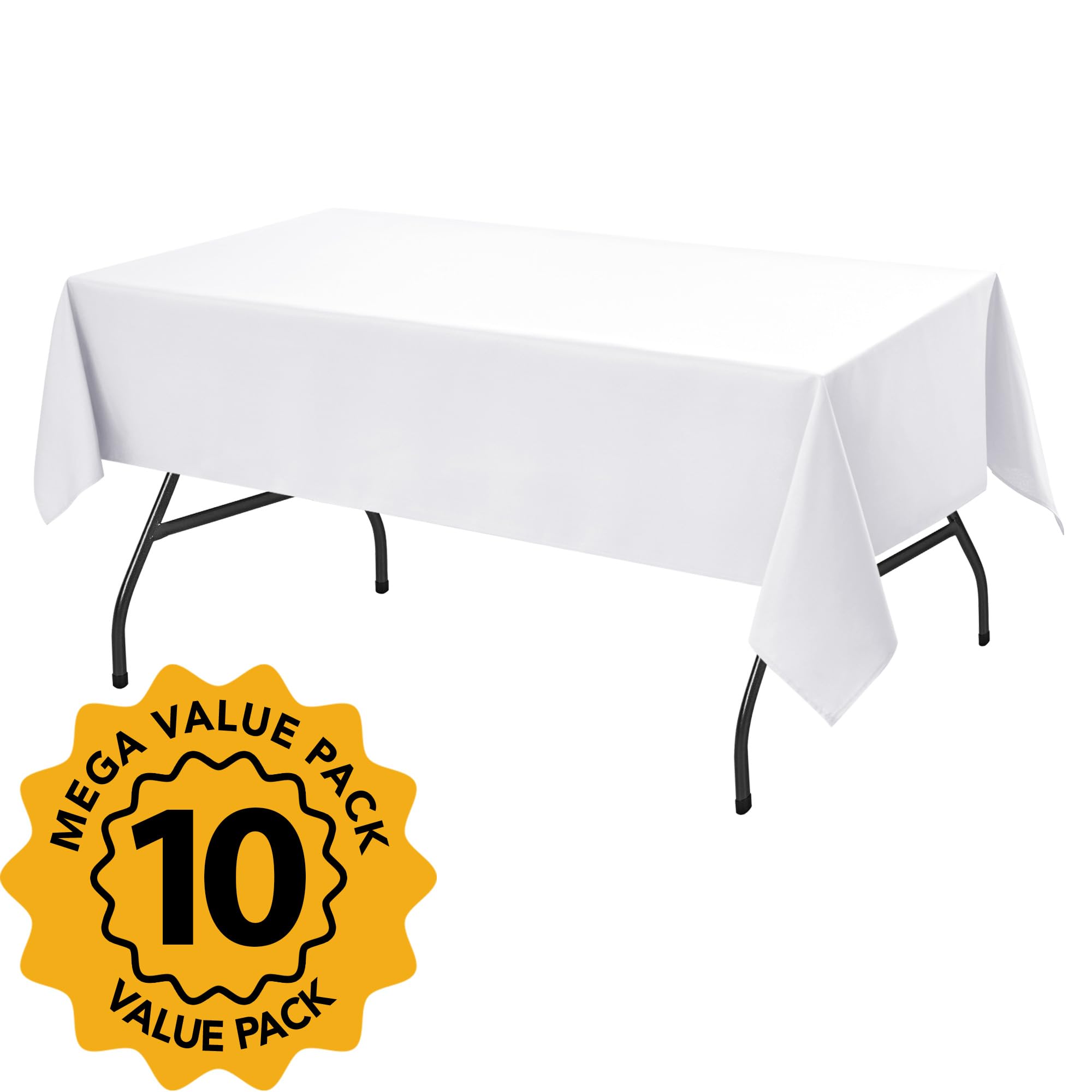 Dailyset mantel blanco; resistente a manchas, ideal para eventos.