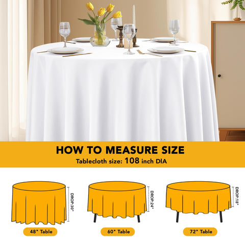 Dailyset mantel con ajuste perfecto para mesas de 4 pies.