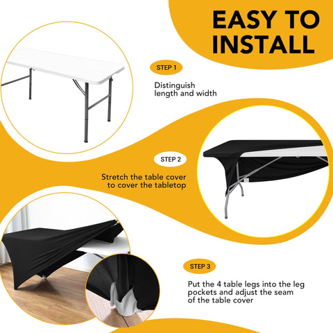 Dailyset mantel elastano pack de 6 para múltiples mesas