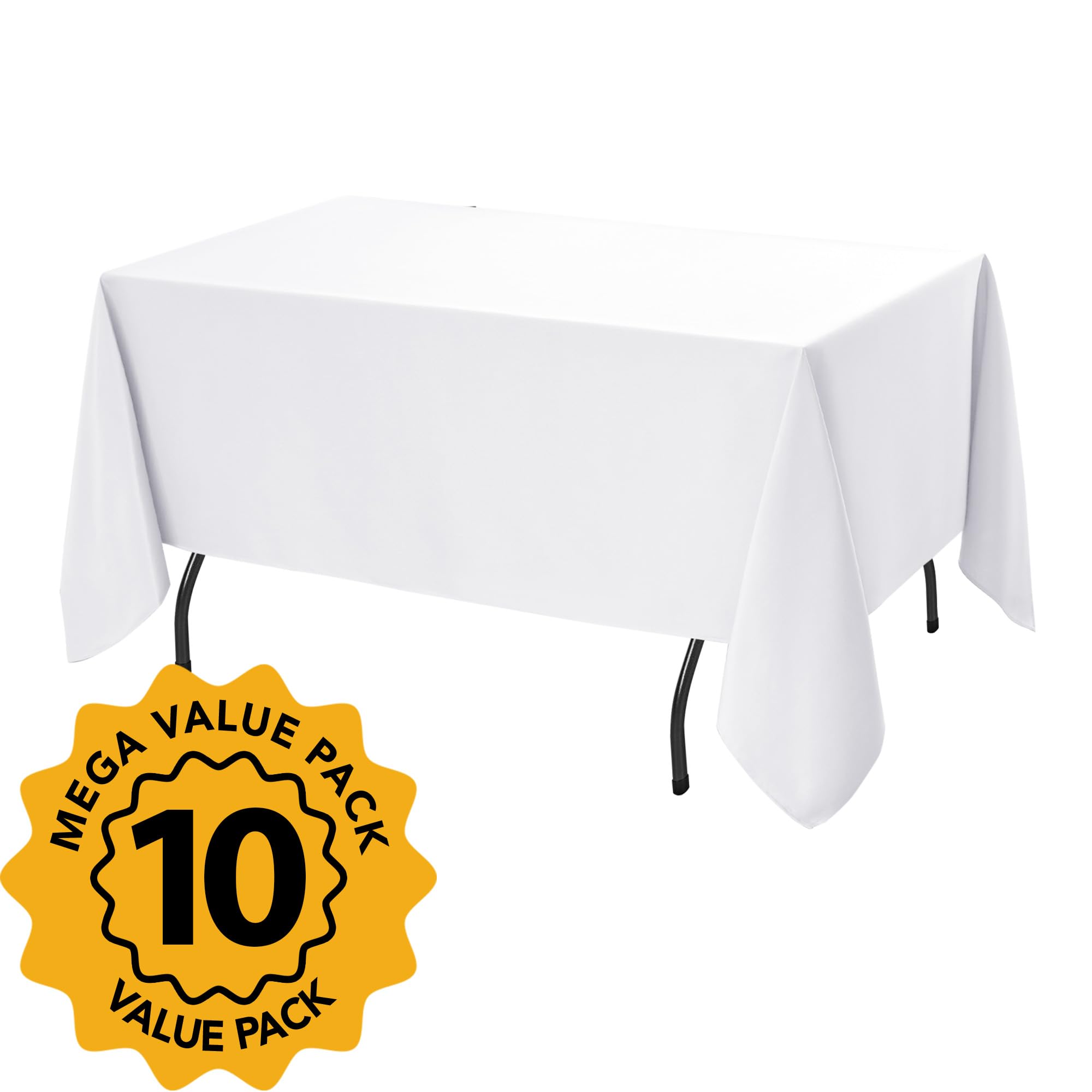 Dailyset mantel de poliéster resistente a manchas para presentaciones limpias.