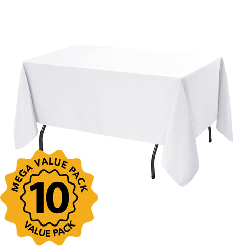 Dailyset mantel de poliéster resistente a manchas para presentaciones limpias.