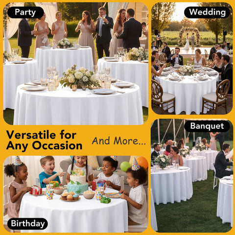 Dailyset paquete de 10 manteles, ideal para eventos múltiples.