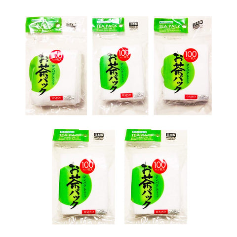Bolsas filtro Daiso para té suelto con filtro duro mantienen la forma.