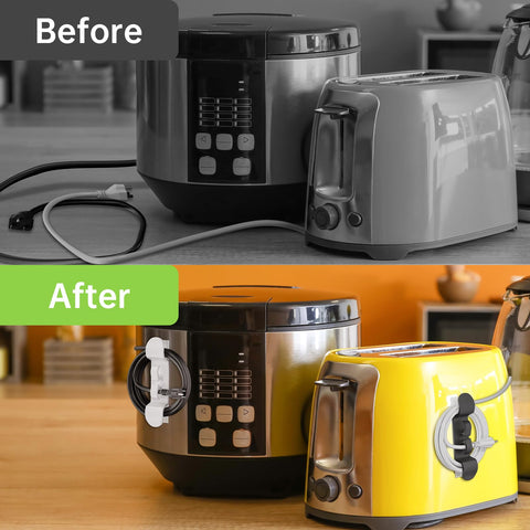 Daisyhome Cable-wrap tres-vias para mantener ordenados los aparatos de cocina.